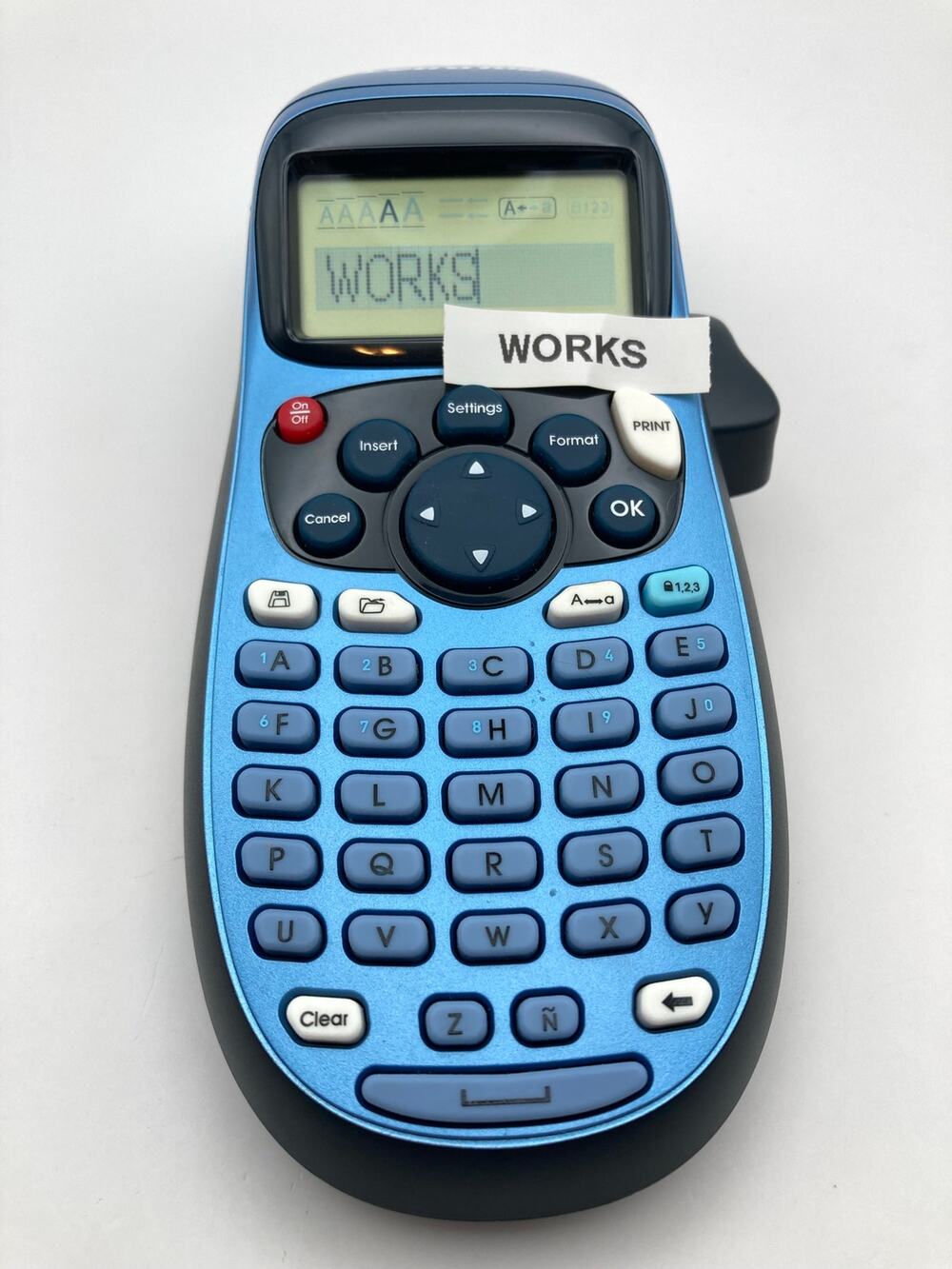 Hand-held Label Maker DYMO Letratag WORKING